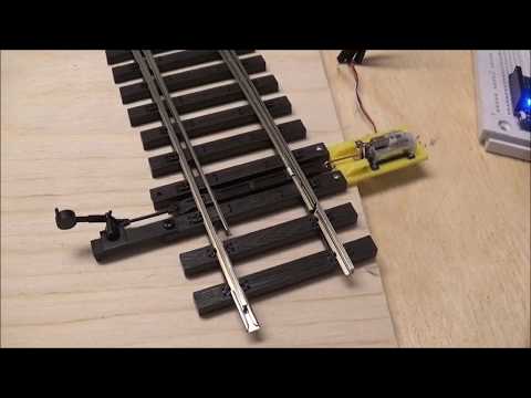 Linear servo turnout motor
