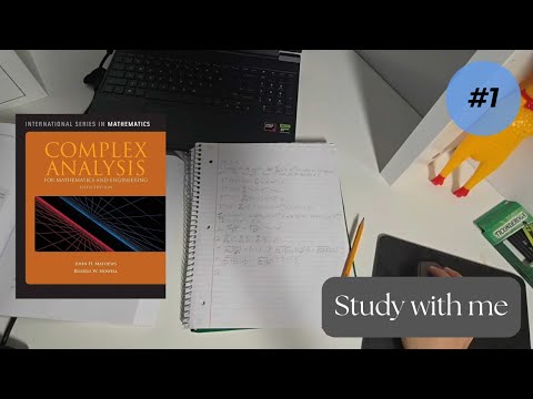 Study With Me #1 - Complex Analysis Homework