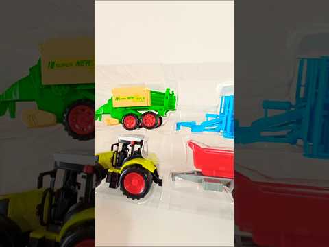 Satisfying Unboxing Farm Toy Set | Tractors and Machines in Action! #asmr #tractors #machines #toys