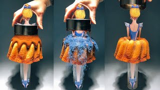 Pull me up doll cake - Ballerina Tsunami Doll Cake  - Foodie beats tiktok video - Dress cake