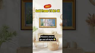 FREE Gold Frame TV Art 4K | Vintage Flower Paintings #tvart4k #vintagetvart #frametvart