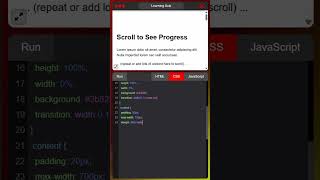 Scroll Progress Indicator | HTML CSS JavaScript