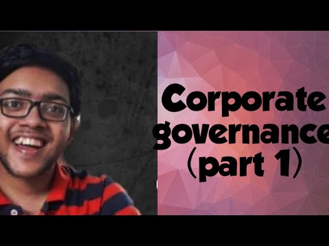 CU Bcom 6th semester, corporate governance - Introduction