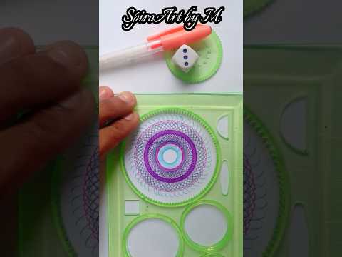Mesmerizing Spiral Drawing With Just Pens! #shorts