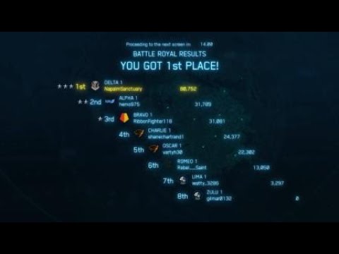 ACE COMBAT™ 7: SKIES UNKNOWN: Taking first place in Battle Royal with the weakest fighter