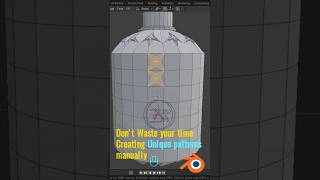 Blender tip:- Create unique patterns  #3dblender #simulation #blender #reelscreator #reelschallenge