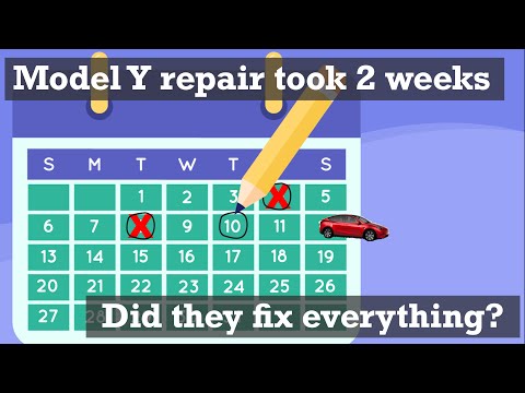 First Tesla Model Y service completed 2 weeks later, but not everything was fixed...