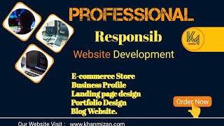 Professional Responsib website development.  #ecommerce_website #portfolio_website #landing_page