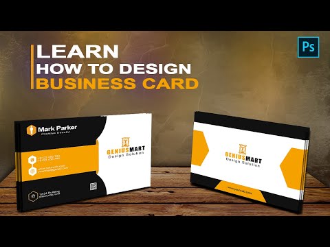 Photoshop Tutorial : Create Business Card Design : How To Design