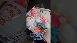 DG boxes and Temu items for flat concept gift! #diy #basketmaker #giftideas  #$15investment