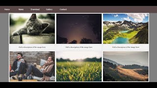 How to create the responsive image gallery using Html and CSS | Beginners Guide (2020)