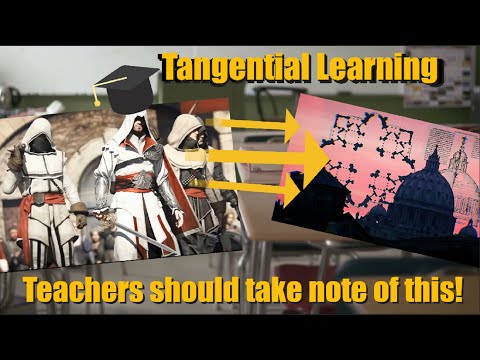 The Secret of Entertainment as Education: Tangential Learning