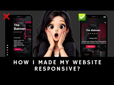 🎬 How to Make Your Movie Website Responsive!!