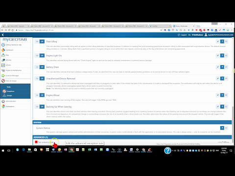 MyGeotab Setting up a Rule - Alert Entering or Exiting a Zone