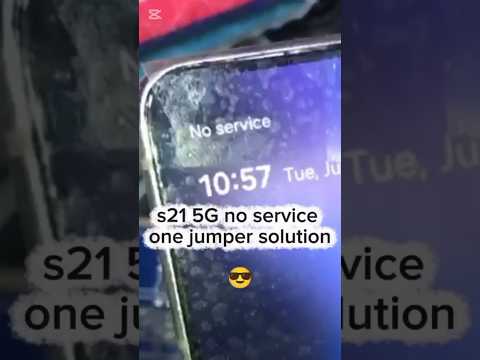 Samsung S21 5G No Service Problem | 100% Working One Jumper Solution|Network Not Working Fix #shorts