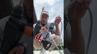 Portable cordless 2-in-1 car & power washer #powerwasher #carwash