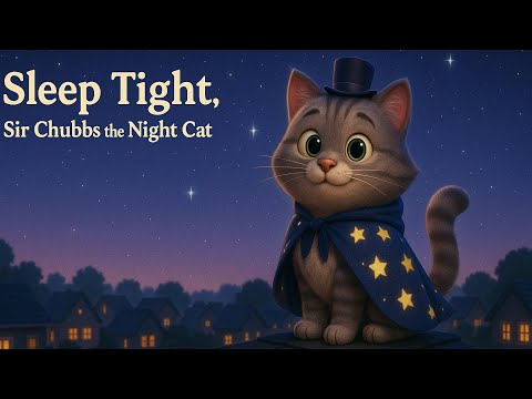 Sleep Tight, Sir Chubbs the Night Cat 🌙 🐈 | Children’s book for sleep 😴 