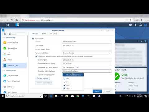 How to join my Synology NAS into Windows Active Directory Domain | Integrate Synology NAS with AD