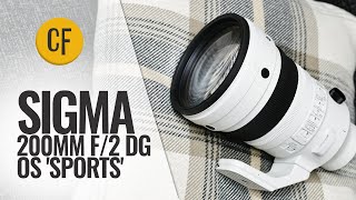 Sigma 200mm f/2 DG OS 'Sports' lens review