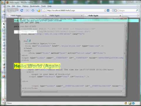 Explaining How Asp Controls End Up as HTML in Pages