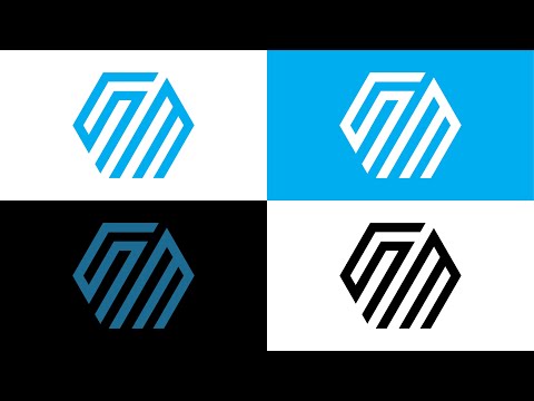 How Can we Make Modern line logo Part - 01 By Learn New with Ayesha