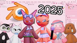 Every Blender Model I Made in 2025