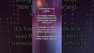 Frontend isn’t just all about coding, it’s far more than that
