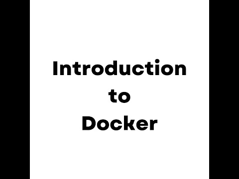 Introduction to Docker