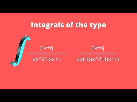Integral Of The Type linear upon quadratic and linear upon sqrt of quadratic