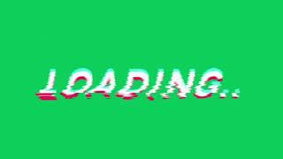Loading Button Green Screen - No Copyright
