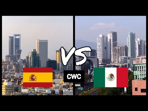 🇲🇽MEXICAN CITIES VS SPANISH CITIES🇪🇸 || Ciudades Hispanohablantes