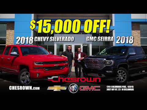 GMC Sierra or Chevy Silverado - $15,000 OFF MSRP! June 2018