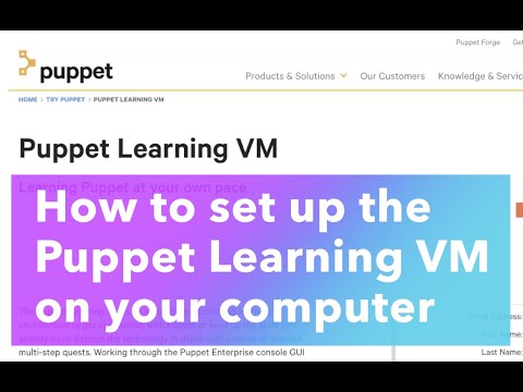 How to set up Puppet's Learning Virtual Machine on your computer