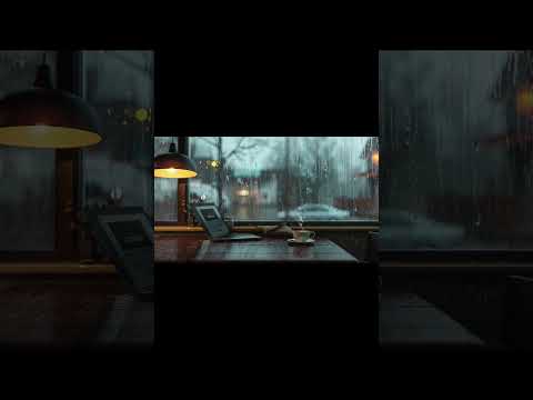 Rainy Day At Cozy Coffee Shop With Relaxing Rain Sound 5 - Rainy Coffee Relax