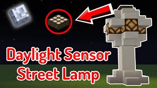 Minecraft: Working Street Light (1 Minute Tutorial!)