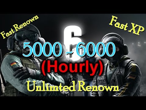 Rainbow Six Seige - How To Level Up Fast and Farm Renown