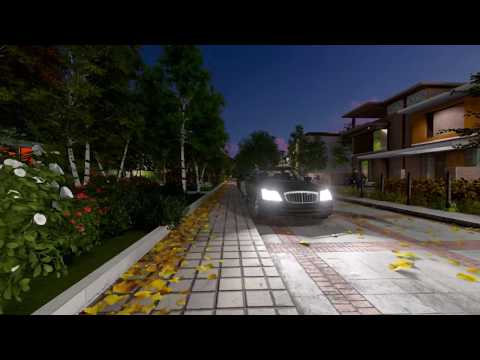 Rendering of a residential complex by Lumion 8 Pro