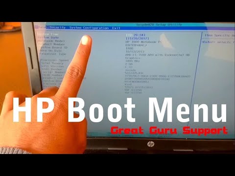 HP Boot Menu ||  How to HP Notebook 14 Boot USB Pen Drive || HP Core i3 8th Gen Boot Menu