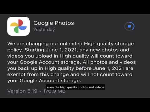 New Google policy 2021 : Google Deletes your Google Photos | Drive