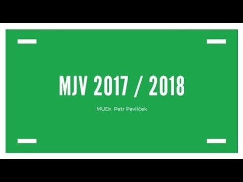 Medicína jako věda 2017 / 2018 - MUDr. Petr Pavlíček