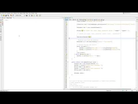 Java MYSQL Database connection (part 2)