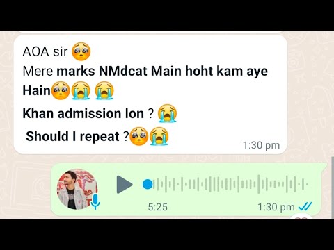 LOW MARKS IN NMDCAT|WHAT TO DO NOW?|SHOULD REPEAT OR NOT|DR GHULAM AKBAR