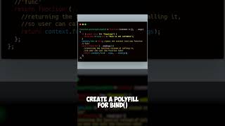 bind() polyfill
