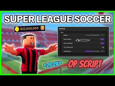 Super League Soccer Script Pastebin Mobile | No Key, Auto Farm, Auto Score, Inf Stamina *2024*