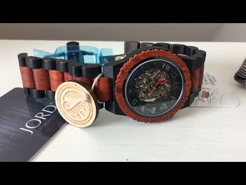 Unboxing Watch Made Of Wood From Jord Dover Series