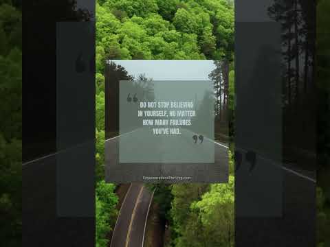 Never Stop Believing In Yourself