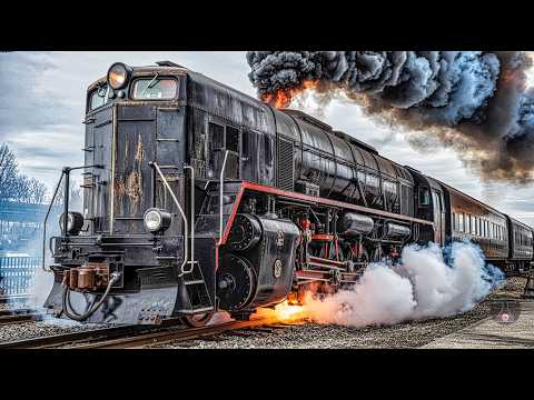 Old Train Engines Cold Starting After Years – Unbelievable Sound!