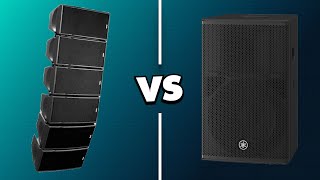 Column Speakers vs Box Speakers - REAL WORLD Comparison (Bose, QSC, Yamaha)