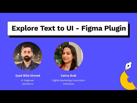 Explore Text to UI - Figma plugin with Bilal Ahmed & Zaima Butt | Friends of Figma Lahore