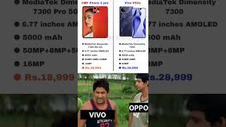 VIVO V50e vs CMF Phone 2 Pro #shorts #youtubeshorts #techshorts